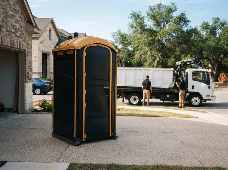 Deluxe Flushing Portable Toilet in Austin, TX