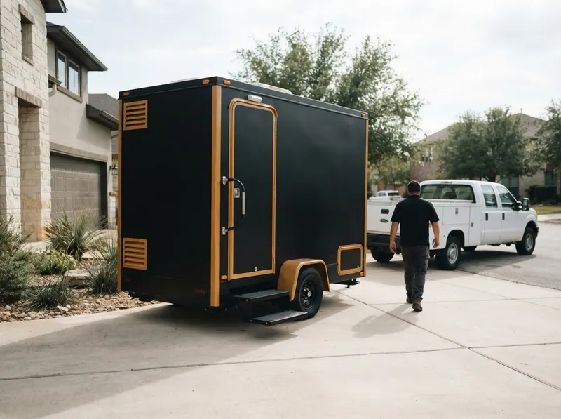 Luxury Mobile Restroom Trailers in Austin, TX